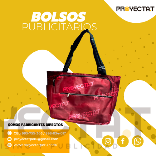 Faraon Onix - BOLSO PUBLICITARIO GUINDA