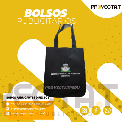 Faraon Onix - BOLSOS PUBLICITARIOS NEGRO