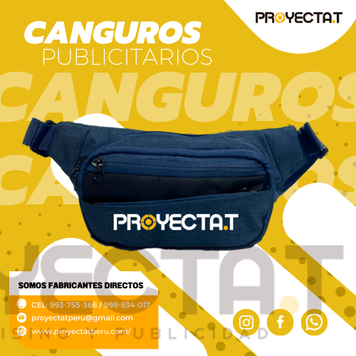 Faraon Onix - CANGUROS PUBLICITARIOS AZUL