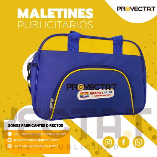 Proyectat Perú - MALETINES PUBLICITARIOS  DEPORTIVOS IKM
