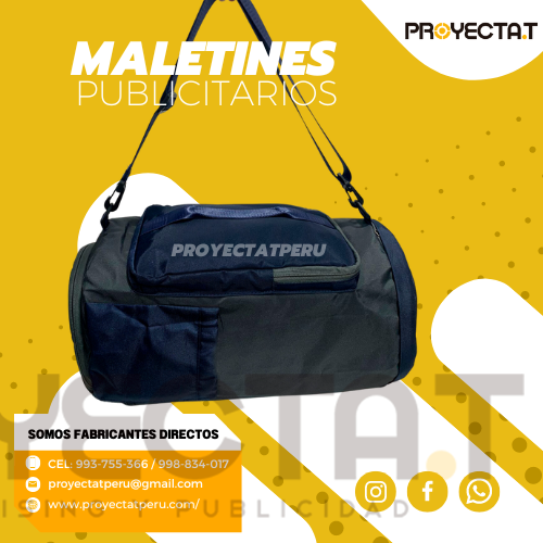 Proyectat Perú - MALETINES PUBLICITARIOS DOBLE FUNCION