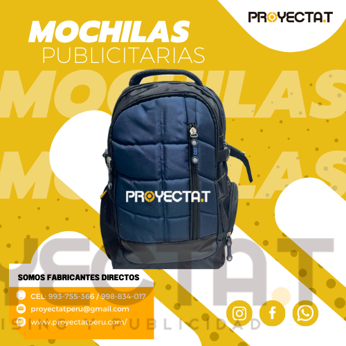 Faraon Onix - MOCHILA PUBLICITARIA AZUL CAT