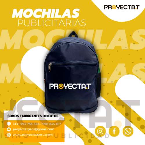 Proyectat Perú - MOCHILA TEXTILES AZUL