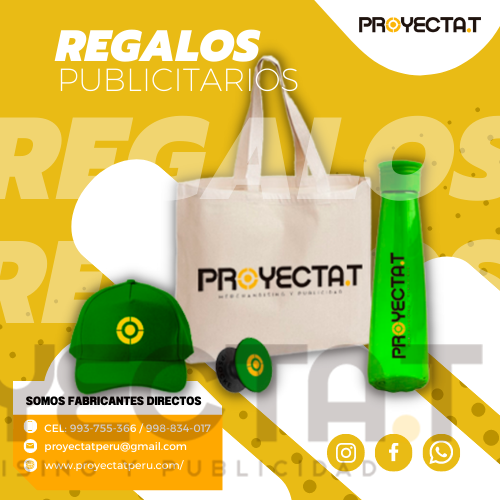 Proyectat Perú - REGALOS CORPORATIVOS VERDE
