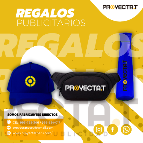 Proyectat Perú - REGALOS CORPORATIVOS AZULINO