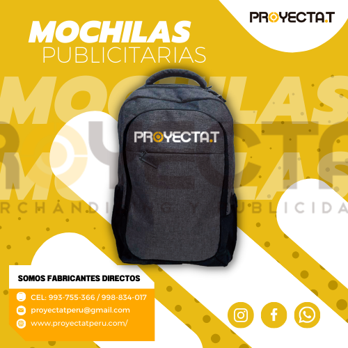 Mochila Corporativa base cuero