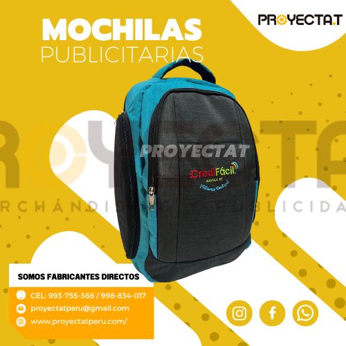 MOCHILAS PUBLICITARIAS CREDI