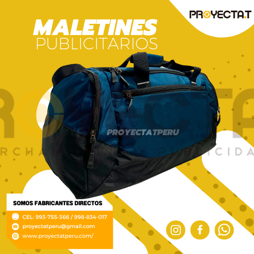 MALETINES DEPORTIVOS PUBLICITARIOS ACERO