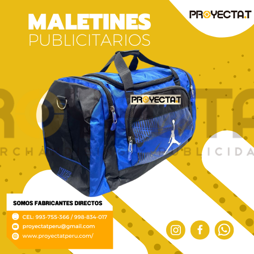 MALETÍN DEPORTIVO AZUL CON NEGRO