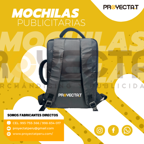 MOCHILAS CORPORATIVAS DOBLE FUNCION