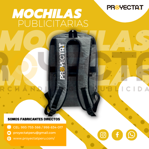 MOCHILAS CORPORATIVAS PARA EMPRESAS CES