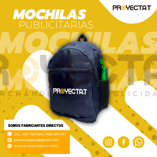 MOCHILA TEXTILES AZUL