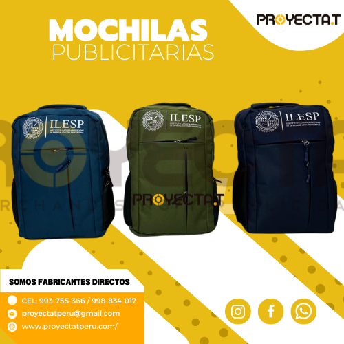 MOCHILAS PUBLICITARIAS PERU