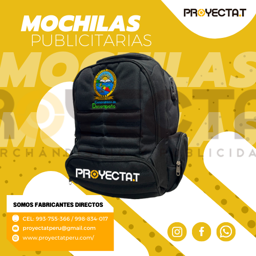 MOCHILAS PUBLICITARIAS SUPER
