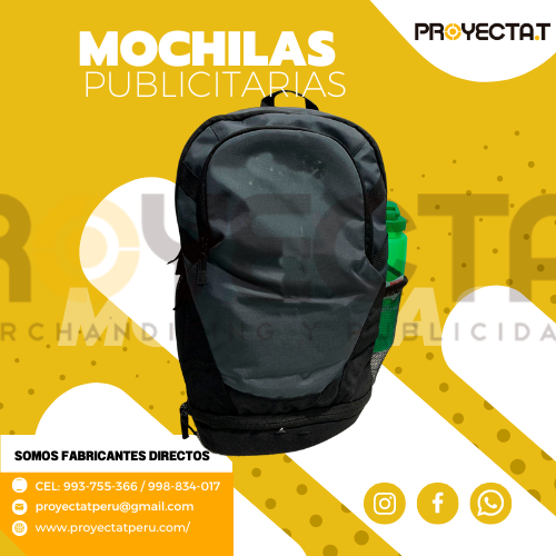 MOCHILAS PUBLICITARIAS CON ZAPATERA