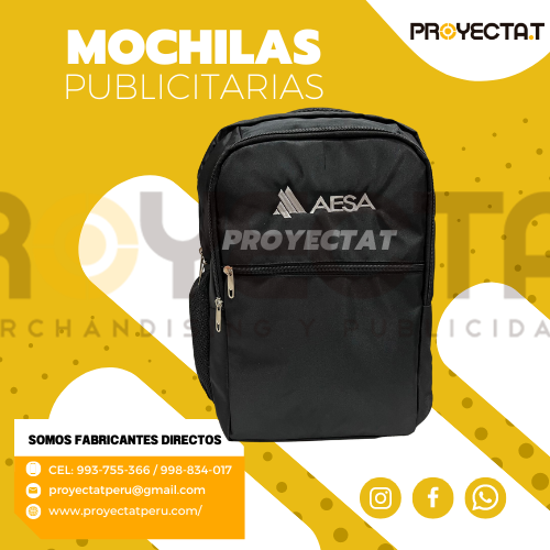 MOCHILAS PROMOCIONALES AESA