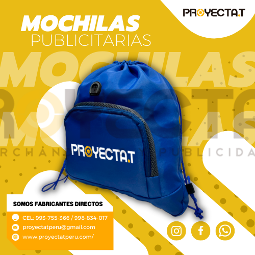 BOLSO PUBLICITARIO MOCHILA